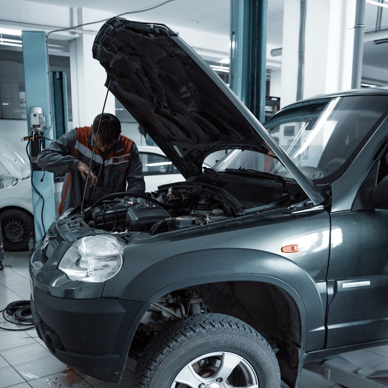 Moderne KFZ Werkstatt